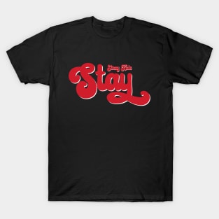 Stray Kids SKZ Stay swirl red typography T-Shirt